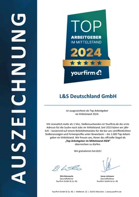 Urkunde_Top-Arbeitgeber 2024_Lu.S Deutschland GmbH